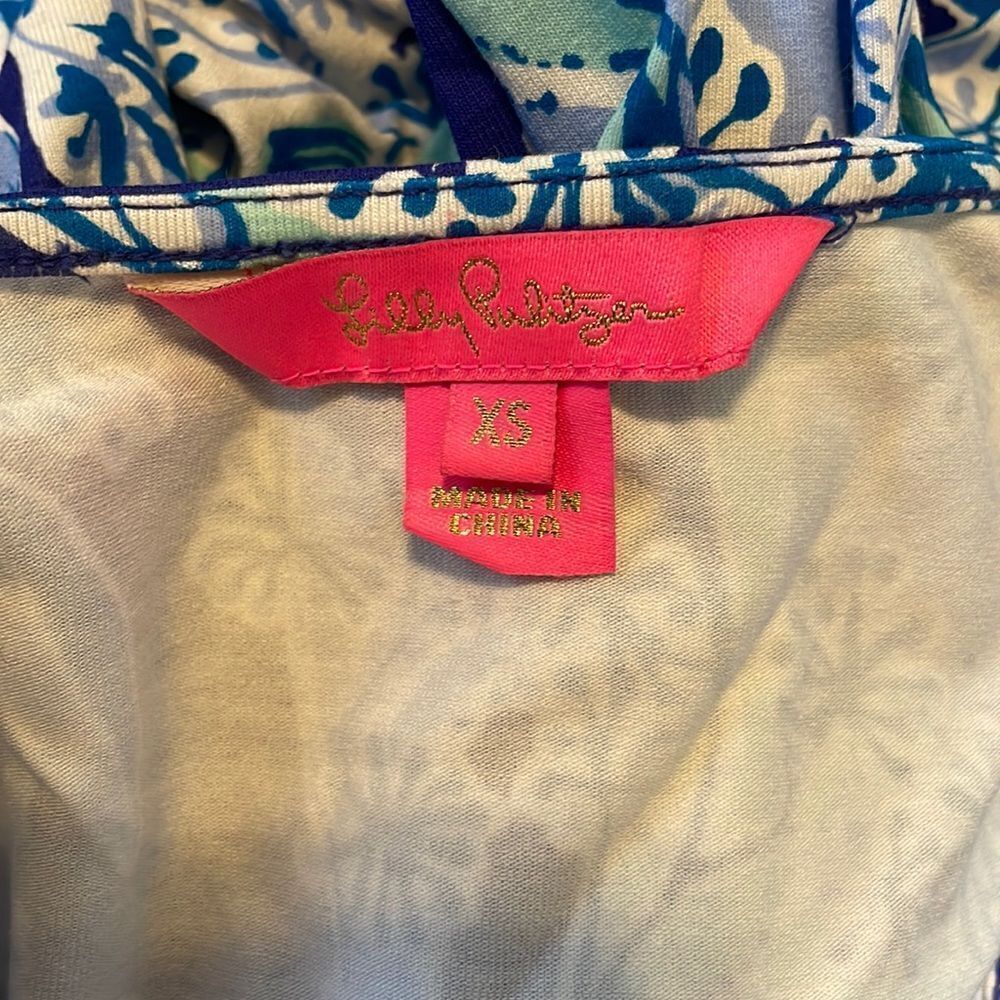 Lilly Pulitzer Paulina Jumpsuit Royal Purple Koalafications XS - Picture 7 of 10